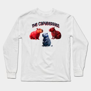 Presenting The CapyBerries, Capybara-Fruit Mashups Long Sleeve T-Shirt